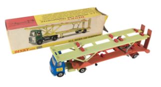 DIECAST - VINTAGE DINKY TOYS 974 HOYNER CAR TRANSPORTER