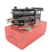 MODEL RAILWAY - VINTAGE HORNBY O GAUGE CLOCKWORK LOCOMOTIVE