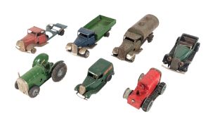 TRIANG - VINTAGE TRIANG MINIC CLOCKWORK VEHICLES - SPARES / REPAIRS