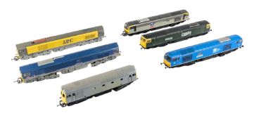 MODEL RAILWAY - x6 LIMA OO GAUGE DIESEL LOCOMOTIVE ENGINES