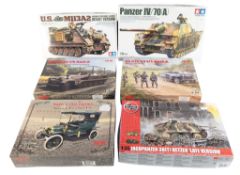 MODEL KITS - x6 AIRFIX & OTHER 1/35 SCALE MILITARY MODEL KITS