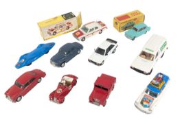 DIECAST - COLLECTION OF VINTAGE DINKY & CORGI TOYS