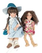 DOLLS - X2 GERMAN ARMAND MARSEILLE BISQUE HEADED DOLLS
