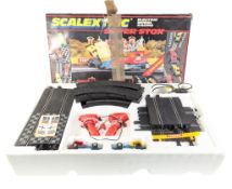 SCALEXTRIC - VINTAGE SCALEXTRIC SUPER STOX SLOT CAR RACING SET