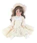 DOLLS - ANTIQUE SIMON & HALBIG BISQUE HEADED DOLLS