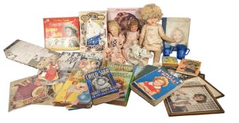 SHIRLEY TEMPLE - COLLECTION OF VINTAGE DOLLS AND MEMORABILIA