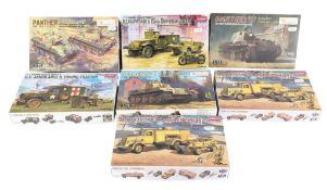 MODEL KITS - x7 ACADEMY 1/72 SCALE MILITARY MODEL KITS