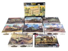 MODEL KITS - x9 VESPID & OTHER 1/72 MILITARY SCALE MODEL KITS
