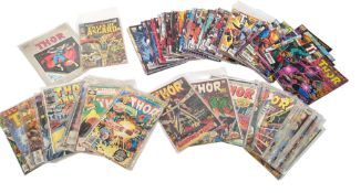 COMICS - COLLECTION OF VINTAGE MARVEL THOR COMICS & ANNUALS