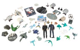 STAR TREK - COLLECTION OF RETRO CORGI, ERTL & OTHER FIGURES