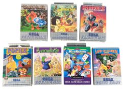RETRO GAMING - VINTAGE SEGA GAME GEAR VIDEO GAMES
