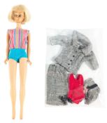 BARBIE - VINTAGE 1965 MATTEL AMERICAN GIRL DOLL & OUTFIT