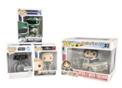 FUNKO POP! - x4 STAR WARS, MARVEL & OTHER FUNKO FIGURES