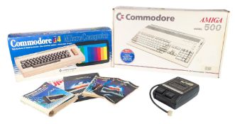 RETRO GAMING - x2 VINTAGE COMMODORE COMPUTERS