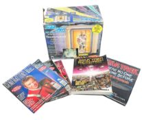 STAR TREK - VINTAGE 1990s BAN DAI TRANSPORTER AND BOOKS