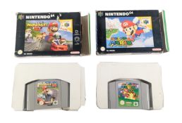 RETRO GAMING - NINTENDO 64 SUPER MARIO & MARIO KART GAMES