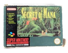RETRO GAMING - VINTAGE SUPER NINTENDO SECRET OF MANA VIDEO GAME