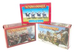 WARHAMMER - BOXED HIGH ELF AND DWARF WARRORS UNUSED SETS