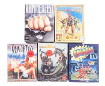 RETRO GAMING - VINTAGE COMMODORE 64 VIDEO GAME CASSETTES