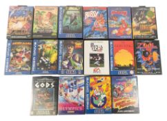 RETRO GAMING - SEGA MEGA DRIVE VIDEO GAME CARTRIDGES