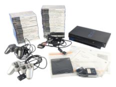 RETRO GAMING - PLAYSTATION 2, CONTROLLERS & GAMES