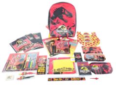 JURASSIC PARK - VINTAGE RUCKSACK & STATIONARY