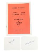 FLANDERS & SWANN - AUTOGRAPHS AND ORIGINAL PROGRAMME