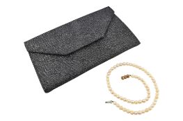 CULTURED PEARL 9CT GOLD NECKLACE