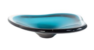 STUDIO GLASS - BOWL IN THE MANNER OF PAUL KEDELV
