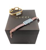 TWO GUCCI WRISTWATCHES, ONE 1500L BOXED PLUS ANOTHER
