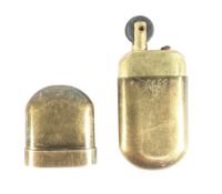 WWI INTEREST- 'NO.5' TRENCH BRASS CIGARETTE LIGHTER