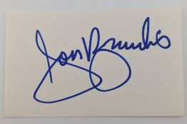 ACTORS - JONATHAN BRANDIS (D.2003) - AUTOGRAPH