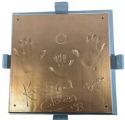 RONNIE WOOD - ROLLING STONES - ORIGINAL HAND PRINT CAST