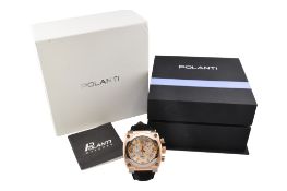 POLANTI TORQUE SWISS GENTLEMAN'S WRISTWATCH