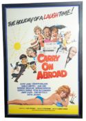 CARRY ON ABROAD (1972) - ORIGINAL ONE SHEET POSTER