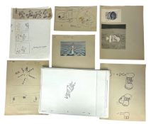 HAROLD WHITAKER - A SERIES OF STORY BOARD PRINTS, INC. DODO THE KID FROM OUTER SPACE