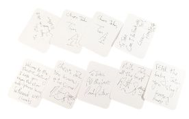 AUTOGRAPHS - BRITISH COMEDY - LUCAS & WALLIAMS ETC