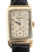 1940S BULOVA 10K GOLD FILLED WRISTWATCH
