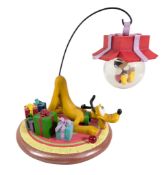 DISNEY - PLUTO AND MICKEY SNOW GLOBE