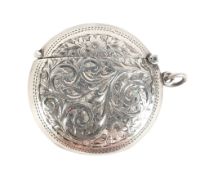 HALLMARKED SILVER VESTA CASE - BIRMINGHAM 1902