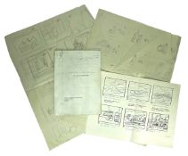 HAROLD WHITAKER - HALAS AND BATCHELOR ANIMATION - STORYBOARDS & SCRIPTS