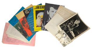 ROCK AND ROLL - VINTAGE 1960S SHEET MUSIC + JERRY LEE LEWIS FAN ITEMS