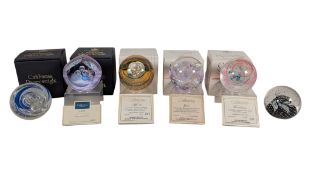 CAITHNESS - COLLECTION OF LATE 20TH CENTURY LIMITED EDITION PAPERWEIGHTS