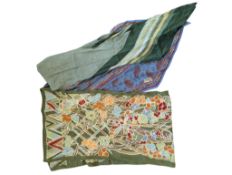 COLLECTION OF THREE LATE 20TH CENTURY VINTAGE DESIGNER LIBERTY OF LONDON SCARVES
