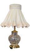 WATERFORD CRYSTAL - VINTAGE 20TH CENTURY KENT ACCENT PATTERN TABLE LAMP