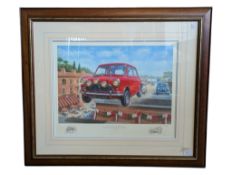 THE ITALIAN JOB - TONY SMITH - LIMITED EDITION PRINT
