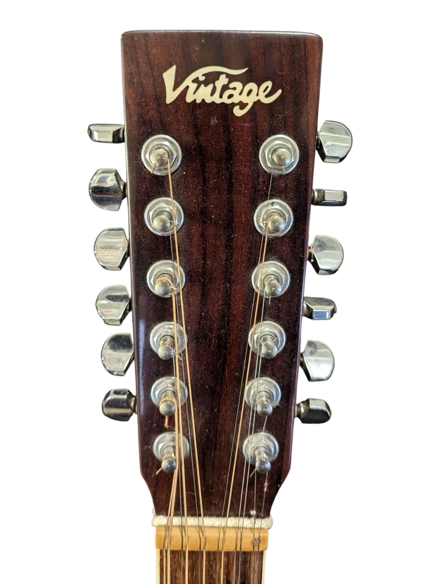 VINTAGE - 12 STRING ACOUSTIC GUITAR - Image 3 of 5