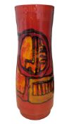 POOLE POTTERY - LATE 20TH CENTURY STUDIO DELPHIS LARGE VASE