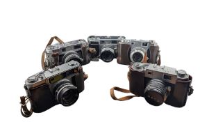 COLLECTION OF 35MM RANGFINDER CAMERAS