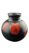 POOLE - VINTAGE GALAXY LAVA ROUND VASE